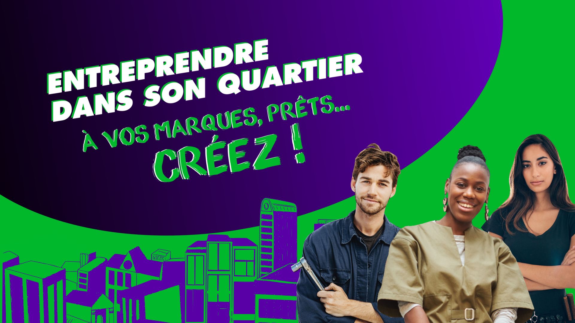 visuel événement entreprendre dans son quartier